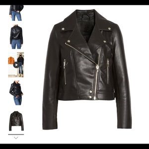 Blank NYC Good Vibes Faux Leather Moto Jacket